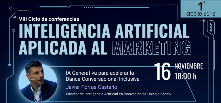 Ciclo de conferencias "Inteligencia artificial aplicada al marketing" l 16 de noviembre