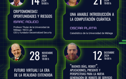 Ciclo 'Tecnologías transformadoras: explorando el futuro en la era digital' l 12 de diciembre