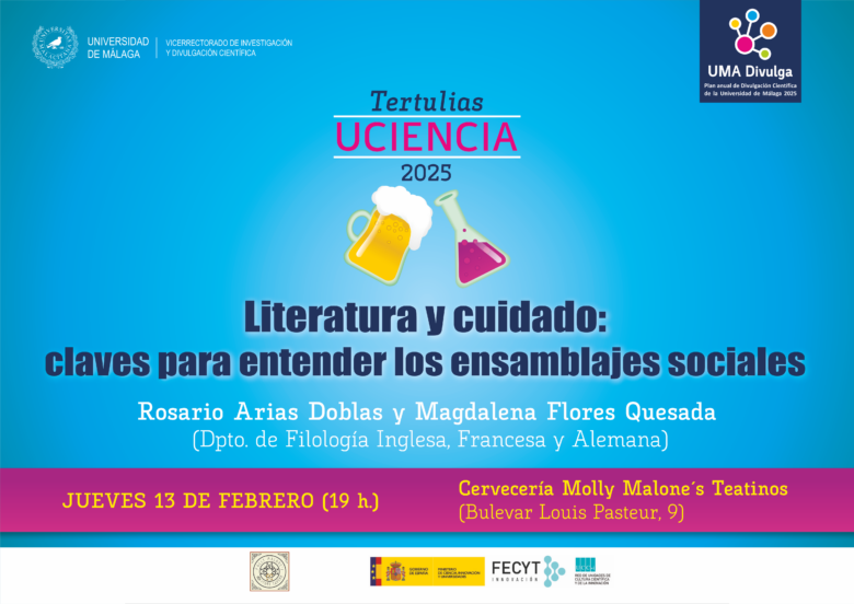 Tertulia Uciencia l Literatura y cuidado: claves para entender los ensamblajes sociales