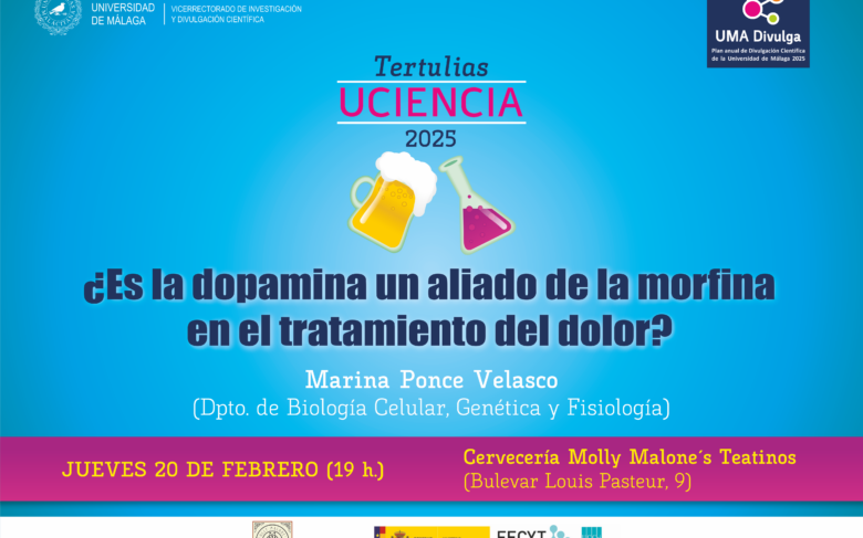 Tertulia Uciencia l ¿Es la dopamina un aliado de la morfina en el tratamiento del dolor?